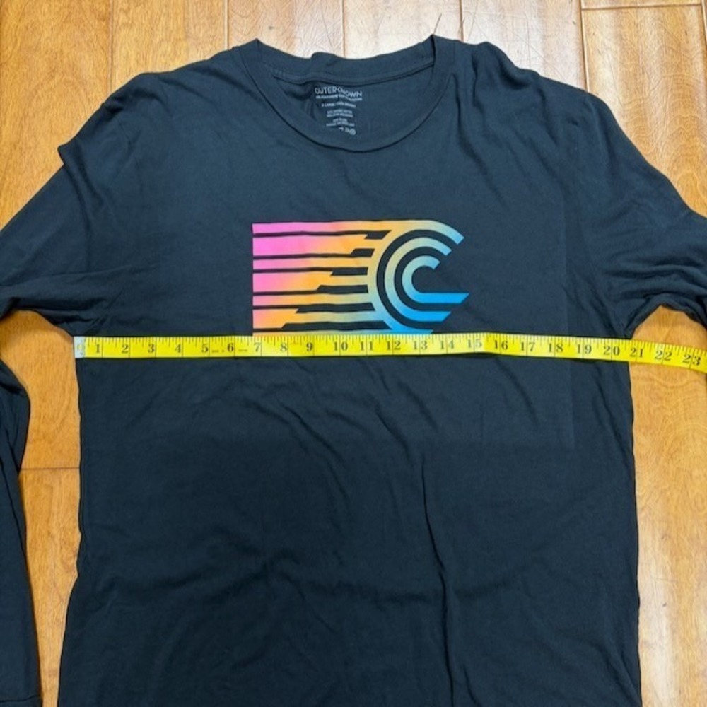 Outerknown Mens Long Sleeve Organic Cotton Shirt Size XL Logo Surf Beach Casual - Picture 5 of 8
